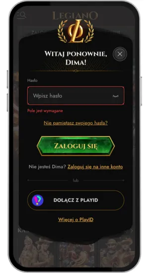 Legiano login